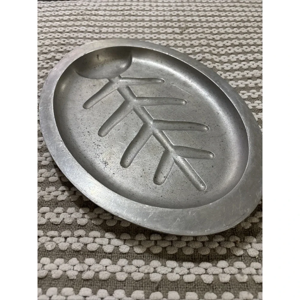 Vintage Sizzle Platter Cast Aluminum 14.5